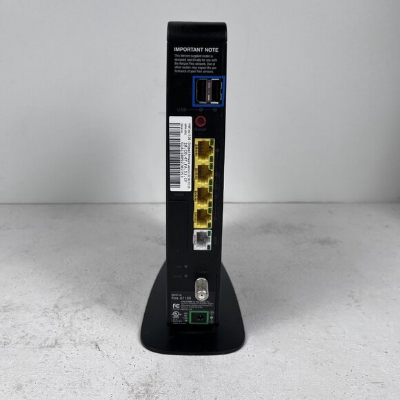 Verizon G1100 Router FiOS-G1100 Dual Band W/AC &Cat 5E With Stand(Fios Firmware) - Picture 6 of 9
